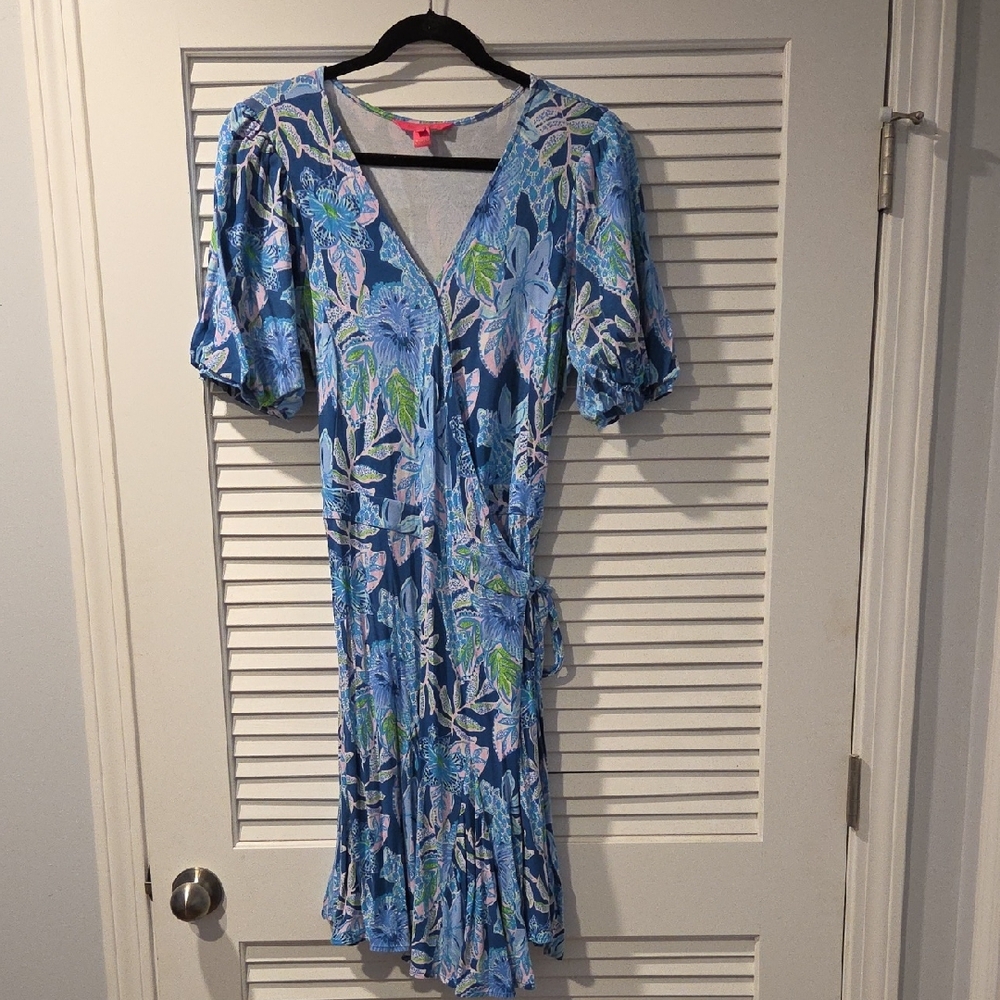 Lilly Pulitzer Floral Wrap Dress